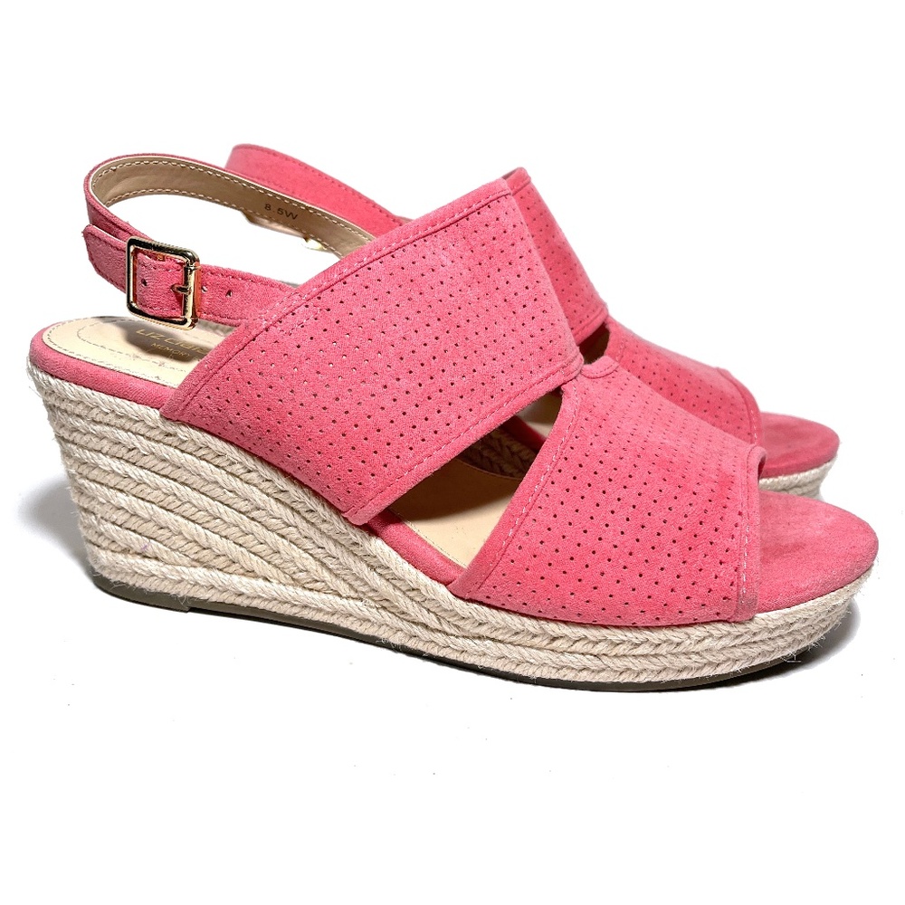 Liz Claiborne Coral Hatcher Wedge Espadrille Sandals